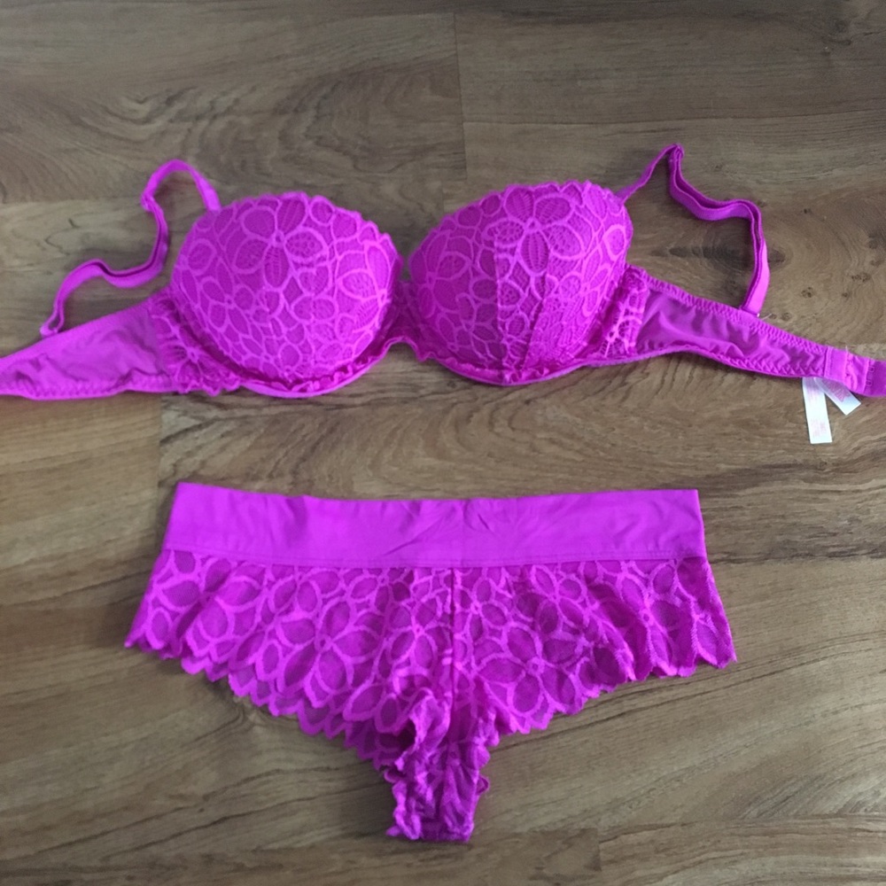 Brand new, never worn Victoria’s Secret pink set